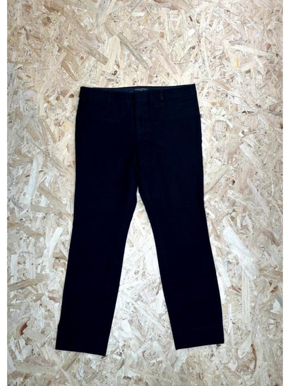 Banana Republic Sloan Skinny Pants Womens Size 8 Black Stretch Crop Ankle Dress